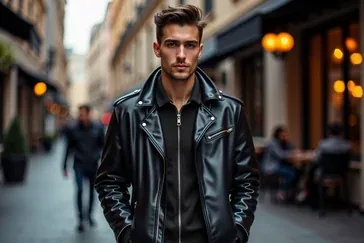 Kurtka Skórzana Męska Stylizacje: Kompletny Przewodnik po Ikonicznym Ubraniu