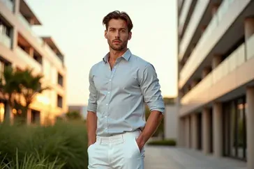 Co do białych spodni męskich: Jak stworzyć idealny look