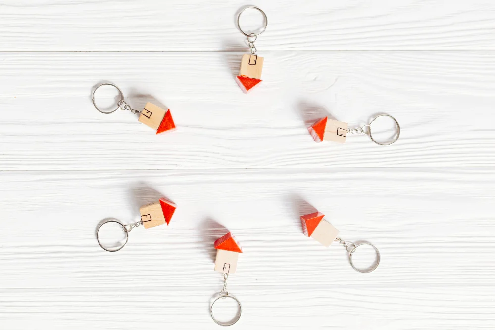 Breloczki w kształcie domu